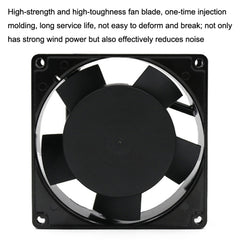 9cm Silent Chassis Cabinet Heat Dissipation Fan, 220V Oil Bearing, 110V Oil Bearing, 220V Double Ball Bearing, 110V Double Ball Bearing