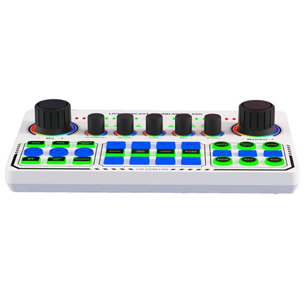 X50 Bluetooth RGB LED Live Sound Card With OTG Port Interface, X50