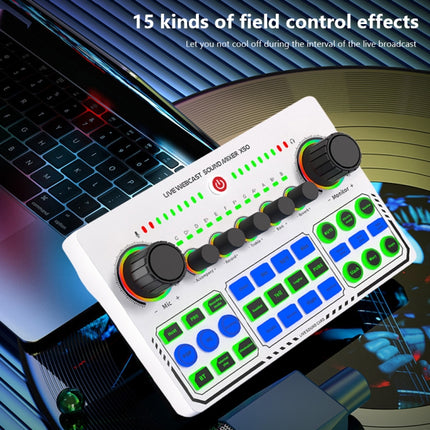 X50 Bluetooth RGB LED Live Sound Card With OTG Port Interface, X50