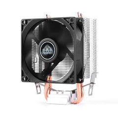 Desktop Computer Double Copper Tube CPU Radiator Super Quiet, 2 Tube Color Light 3-pin Double Fan, 2 Tube Without Light 3-pin Single Fan, 2 Tube Without Light 3-pin Double Fan, 2 Tube Red Light 3-pin Single Fan, 2 Tube Blue Light 3-pin Single Fan������...