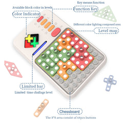 Q2 Tangram Hualongdao Geometry Puzzle Electronic Puzzle Transformation Toy