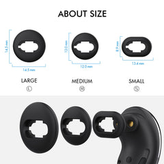 For Samsung Galaxy Buds Live AhaStyle PT132 S+M+L Silicone Earbud