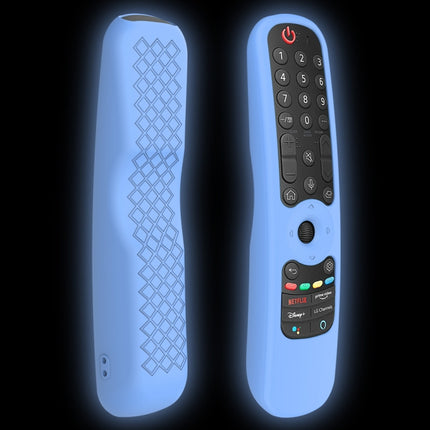 For LG AN-MR21GC / AN-MR21N / AN-MR21GA TV Remote Control Silicone Case, GS0020  Black, GS0020 White, GS0020 Luminous Blue, GS0020 Luminous Green