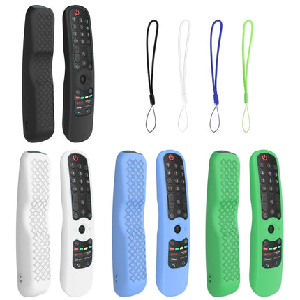 For LG AN-MR21GC / AN-MR21N / AN-MR21GA TV Remote Control Silicone Case, GS0020  Black, GS0020 White, GS0020 Luminous Blue, GS0020 Luminous Green