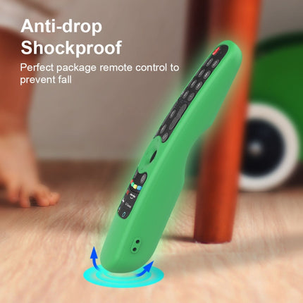 For LG AN-MR21GC / AN-MR21N / AN-MR21GA TV Remote Control Silicone Case, GS0020  Black, GS0020 White, GS0020 Luminous Blue, GS0020 Luminous Green