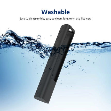 For NVIDIA Shield TV Pro 4K HDR Remote Control Silicone Case With Lanyard, YK010 Black