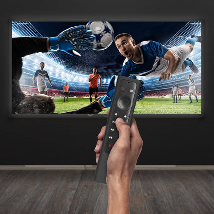 For NVIDIA Shield TV Pro 4K HDR Remote Control Silicone Case With Lanyard, YK010 Black