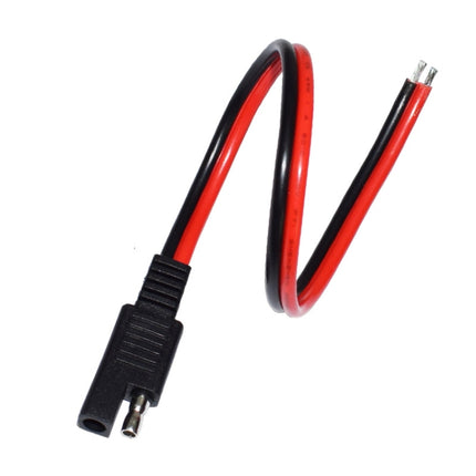 2pcs 20A Solar Car Battery SAE Power Extension Cable, 15cm, 30cm, 100cm