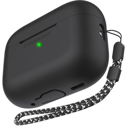 Funda protectora de silicona de una pieza con cordón AhaStyle PT187 para AirPods Pro 2