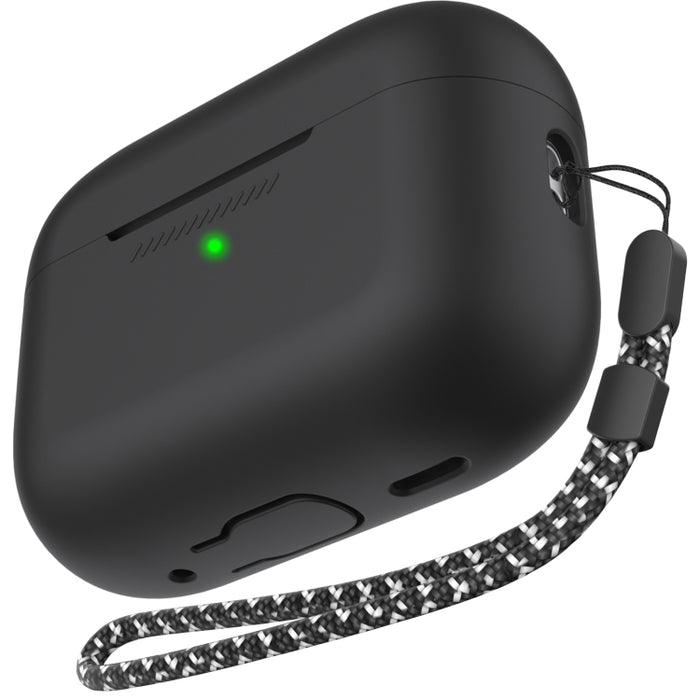 Funda protectora de silicona de una pieza con cordón AhaStyle PT187 para AirPods Pro 2