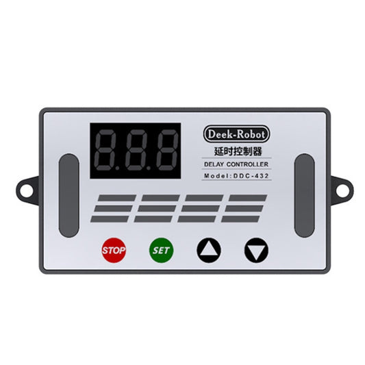 Deek-Robot DDC-432 Delay Relay Switch DC5V-30V Dual MOS Tube Digital Display Time Relay Controller, Time Relay Controller