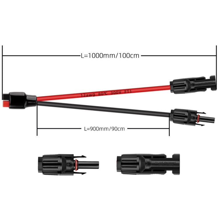 MC4 to 30A Anderson Mobile Energy Storage Battery Charging Cable