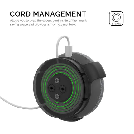 Soporte de pared para altavoz inteligente AhaStyle PT62, para Google Home Mini negro, para Google Home Mini blanco, para Amazon Echo Dot 3 negro, para Amazon Echo Dot 3 blanco