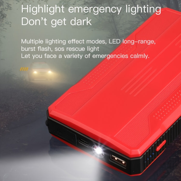 R23 Car Emergency Start Large Capacity Power Bank With LED Light