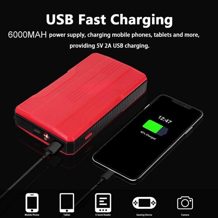 R23 Car Emergency Start Large Capacity Power Bank With LED Light