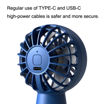 USB Outdoor Mini Handheld Brushless Motor Fan, Style:, 1200mAh, 1500mAh