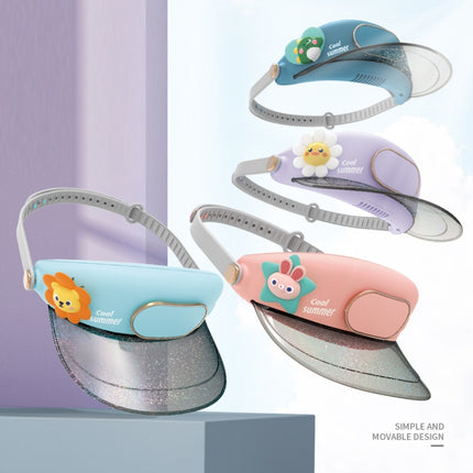 GL130-133 Outdoor Fan Cap Leafless Mute USB Portable Camping Mini Fan