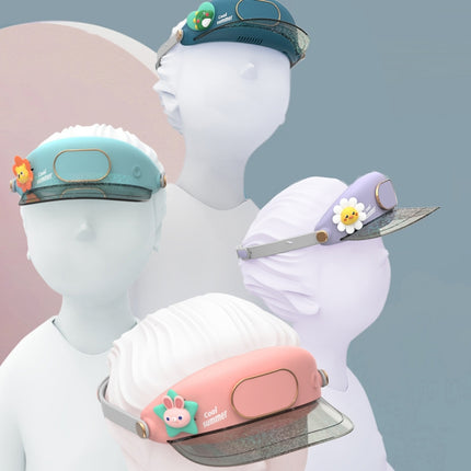 GL130-133 Outdoor Fan Cap Leafless Mute USB Portable Camping Mini Fan