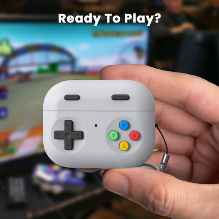 Funda protectora de silicona dividida para auriculares AirPods Pro 2 AhaStyle DD04 con dibujos animados, DD04 (azul), DD04 (verde), DD04 (blanco)