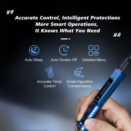 MINIWARE TS101 PD DC Soldering Iron 90W Portable Soldering Pen, With BC2 Soldering Iron Head, With B2 Soldering Iron Head, With I Soldering Iron Head, With KU Soldering Iron Head, With K Soldering Iron Head, With D24 Soldering Iron Head����������������...