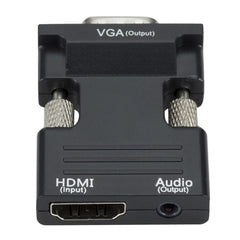 Projector HDMI Adapter With Audio Cable Computer HD Converter, HDMI to VGA, VGA to HDMI