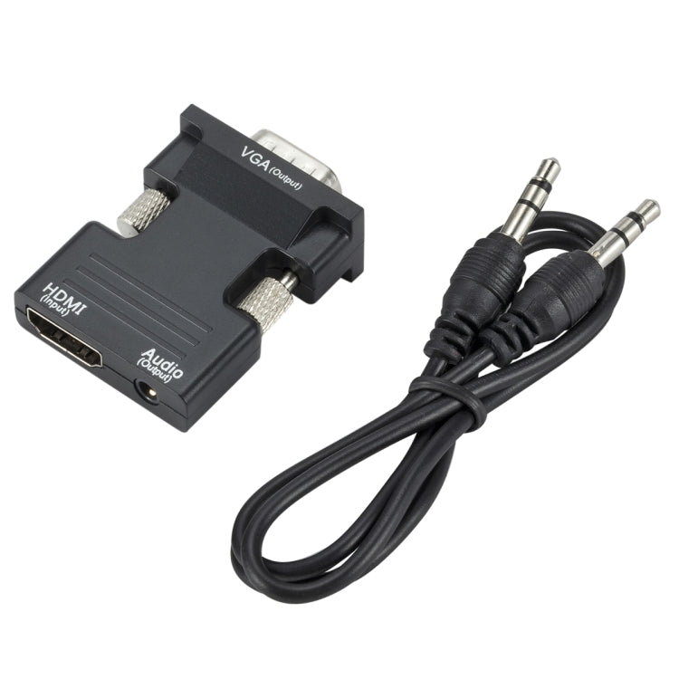 Projector HDMI Adapter With Audio Cable Computer HD Converter, HDMI to VGA, VGA to HDMI