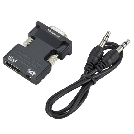 Projector HDMI Adapter With Audio Cable Computer HD Converter, HDMI to VGA, VGA to HDMI