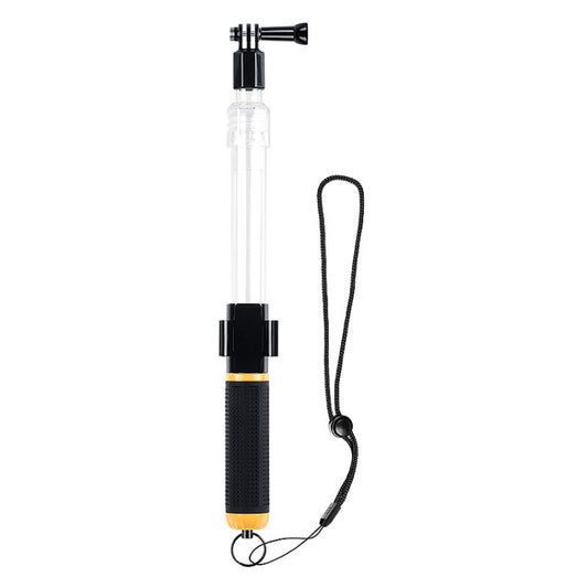 Transparent Retractable Selfie Stick Buoyancy Stick for Gopro Hero11 Black / HERO10 Black / HERO9 Black /HERO8 / HERO7 /6 /5 /5 Session /4 Session /4 /3+ /3 /2 /1, Transparent  Selfie Stick