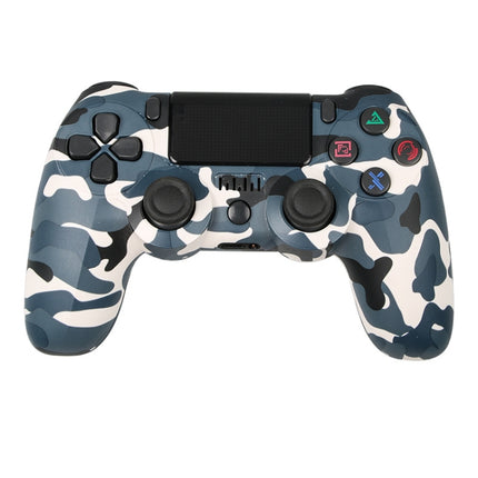 For PS4 Wireless Bluetooth Game Controller With Light Strip Dual Vibration Game Handle, White, Black, Red, Blue, Green, Rose Red, Letter, Line, Fire Ghost, Cartoon, Hulk, Skeleton, Gear, Lightning, Flame, Cloud, Burst, Wood Grain, Star Red             ...