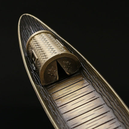 Fisherman Incense Stick Holder Insence Burner Ash Catcher Insense Stand, Fishing Boat, Bamboo Raft