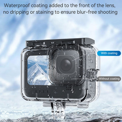For GoPro Hero11 Black / HERO10 Black / HERO9 Black TELESIN Waterproof Case Full Scene Anti-Fog Underwater Diving Housing, For GoPro Hero11 Black / HERO10 Black / HERO9 Black