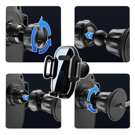 Hook Type Car Mobile Phone Navigation Support Frame, Hook Mirror Black