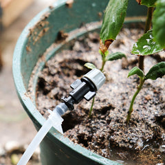 20pcs TF-118 Gardening Irrigation Drip Irrigation System Set Accessories, Spray Head (Orange), Single Hook Connection 4/7mm Capillary (Orange), Single Hook Connection 4/7mm Capillary (Gray), Both Sides Connection 4/7mm Capillary (Gray)�����������������...