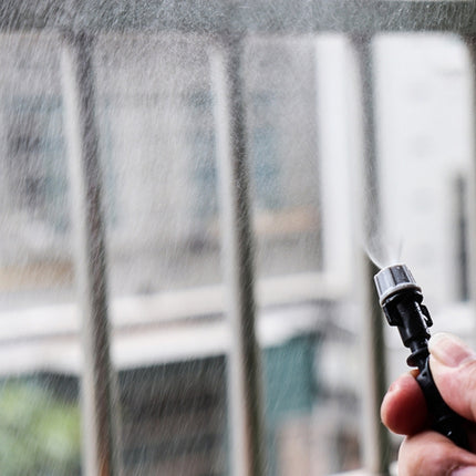 20pcs TF-118 Gardening Irrigation Drip Irrigation System Set Accessories, 6mm Single Hook Connection 4/7mm Capillary (Orange)