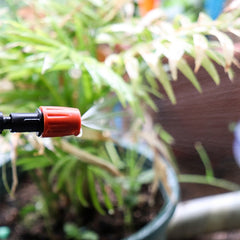 20pcs TF-118 Gardening Irrigation Drip Irrigation System Set Accessories, Spray Head (Orange), Single Hook Connection 4/7mm Capillary (Orange), Single Hook Connection 4/7mm Capillary (Gray), Both Sides Connection 4/7mm Capillary (Gray)�����������������...