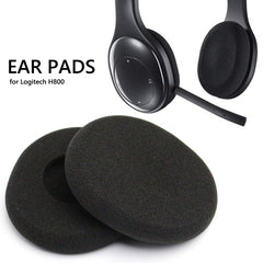 2 almohadillas de esponja para auriculares Logitech H800