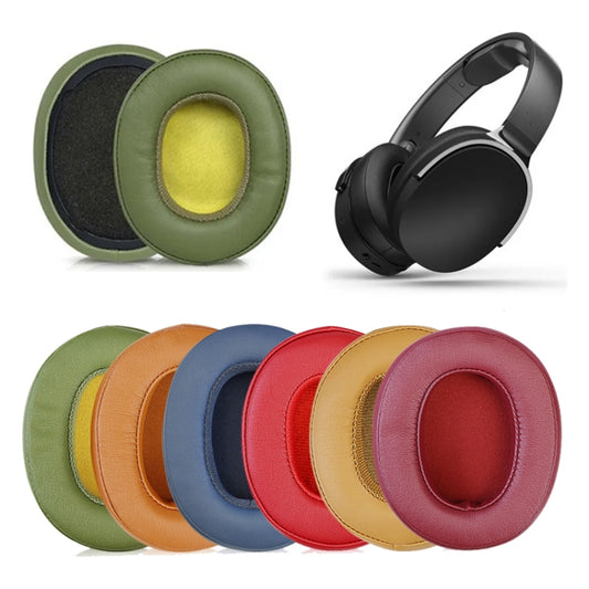 For Skullcandy Crusher 3.0 Wireless Hesh 3  ANC Venue EVO Headphone 2pcs Ear Pads, Ear Pads(Tibetan Blue), Ear Pads(Army Green), Ear Pads(Wine Red), Ear Pads(Brown), Ear Pads(White Blue Bottom), Ear Pads(Beige Yellow Bottom), Ear Pads(Black Gel Model)