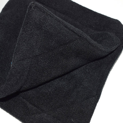 Microfiber Fleece Lining GOLF Ball Cleaning Towel with Carabiner Hook, Cleaning Towel Grey, Cleaning Towel Black
