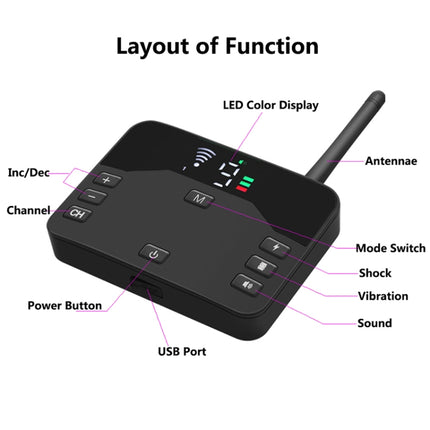 2-In-1 Electric Dog Fence & Remote Training Collar Adjustable Vibration & Shock