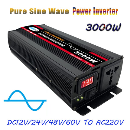 High Power Car Sine Wave Inverter Power Converter, 3000W (Actual 500W) 12V to 220V, 3000W (Actual 500W) 24V to 220V, 3000W (Actual 500W) 48V to 220V, 3000W (Actual 500W) 60V to 220V, 4000W (Actual 800W) 12V to 220V, 4000W (Actual 800W) 24V to 220V     ...