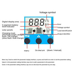 YCX-003 30-100A Solar Charging Controller with LED Screen & Dual USB Port Smart MPPT Charger, 12/24V 30A, 12/24V 40A, 12/24V 50A, 12/24V 60A, 12/24V 100A, 12/24/36/48/60V 40A, 12/24/36/48/60V 100A, 12/24/36/48/60V Wifi 40A, 12/24/36/48/60V Wifi 100A