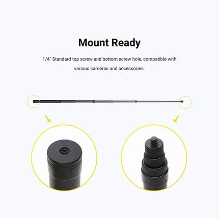 Carbon Fiber Extended Monopod Invisible Selfie Stick For Insta360  / DJI Action / GoPro / Xiao Yi Sports Camera