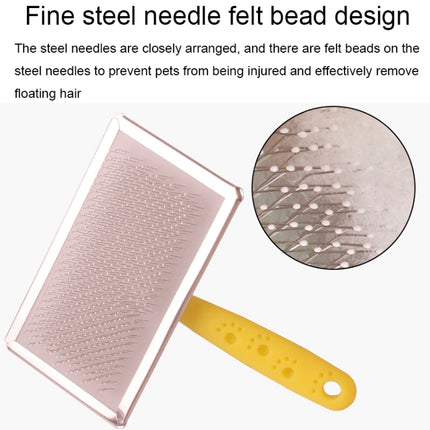 BG-W1347 Pet Hair Removal Massage Comb Dog Cleaning Tools, Random Color Delivery, S, M, L, XL