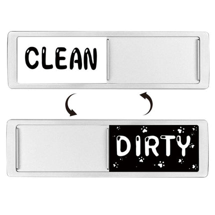 Dishwasher Magnet Clean Dirty Sign Double-Sided Refrigerator Magnet, Silver-Blue Gray, Black-Blue Gray, Silver-Black and White, Black-Black and White, Silver- Cat Claw), Turkish, Black Cat Claw, Black Love, Silver Love, Silver Gray White, Black Gray���...