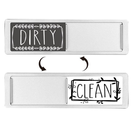 Dishwasher Magnet Clean Dirty Sign Double-Sided Refrigerator Magnet, Silver-Blue Gray, Black-Blue Gray, Silver-Black and White, Black-Black and White, Silver- Cat Claw), Turkish, Black Cat Claw, Black Love, Silver Love, Silver Gray White, Black Gray���...