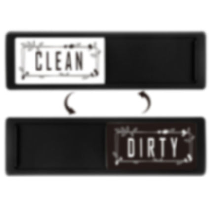 Dishwasher Magnet Clean Dirty Sign Double-Sided Refrigerator Magnet, Silver-Blue Gray, Black-Blue Gray, Silver-Black and White, Black-Black and White, Silver- Cat Claw), Turkish, Black Cat Claw, Black Love, Silver Love, Silver Gray White, Black Gray���...