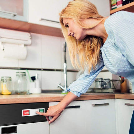 Dishwasher Magnet Clean Dirty Sign Double-Sided Refrigerator Magnet, Silver-Blue Gray, Black-Blue Gray, Silver-Black and White, Black-Black and White, Silver- Cat Claw), Turkish, Black Cat Claw, Black Love, Silver Love, Silver Gray White, Black Gray���...