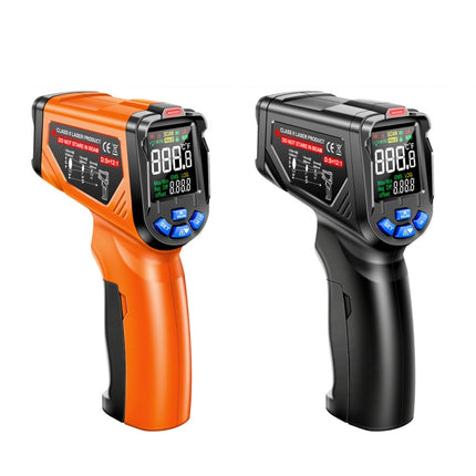 ANENG TH06 Oil Temperature High Precision Thermometer Laser Baking Infrared Water Thermometer, TH06 Orange, TH06 Black