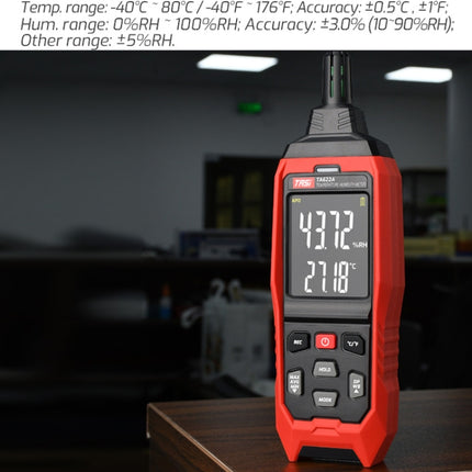 Temperature Humidity Meter Digital Dew Point Thermometer, TASI TA622A, TASI TA622B USB Computer Connection