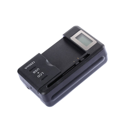 SS-5 Universal Cell Phone Battery Charger With USB Output & LCD Display, US Plug